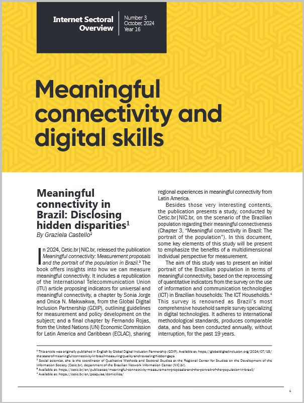 Year XVI - N. 3 - Meaningful connectivity and digital skills